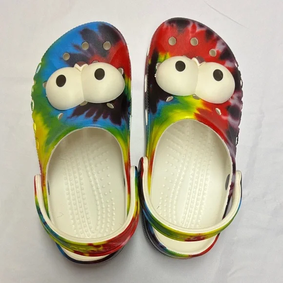 Colorful CROCS with Fun Eyes - Picture 1 of 4